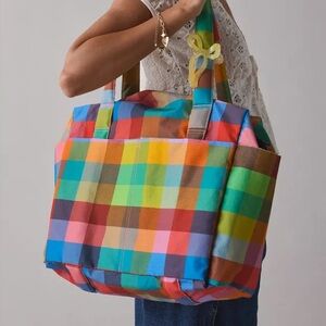 NWT Baggu Madras Small Cloud Carry-On